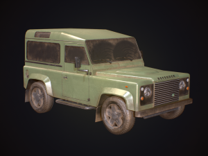gameready land rover 3D Model