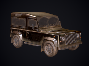 gameready land rover 3D Model