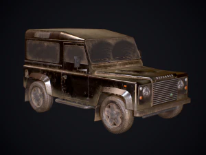 gameready land rover 3D Model