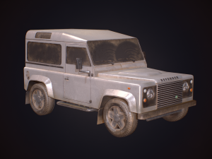 gameready land rover 3D Model