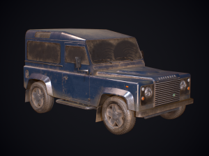 gameready land rover 3D Model