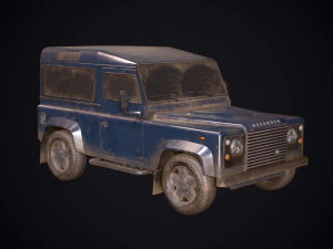 gameready land rover 3D Model