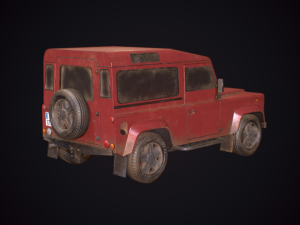 gameready land rover 3D Model