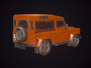 gameready land rover 3D Model