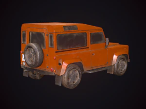 gameready land rover 3D Model