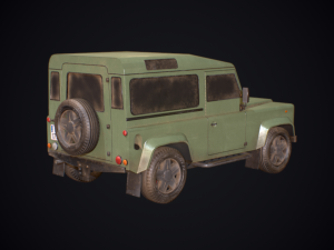 gameready land rover 3D Model