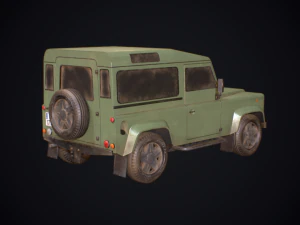 gameready land rover 3D Model