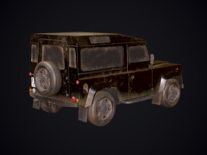 gameready land rover 3D Model
