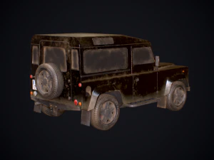 gameready land rover 3D Model