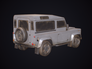 gameready land rover 3D Model