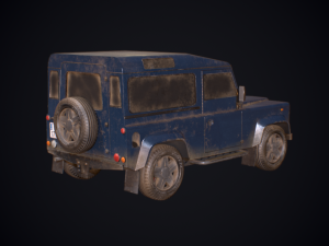 gameready land rover 3D Model