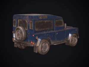 gameready land rover 3D Model