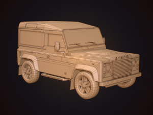 gameready land rover 3D Model