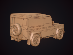gameready land rover 3D Model