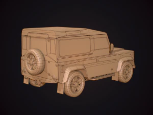 gameready land rover 3D Model