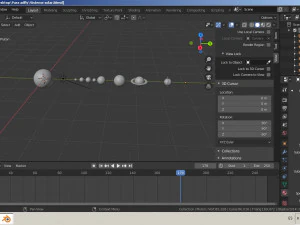 układ słoneczny Model 3D