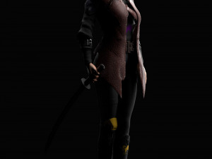 cyberpunk characters 3D Model
