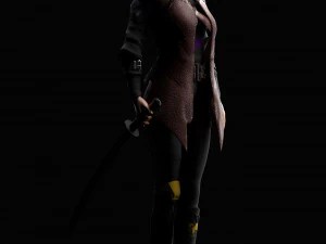 cyberpunk characters 3D Model
