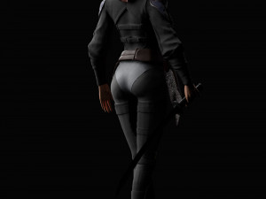 cyberpunk characters 3D Model