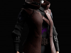 cyberpunk characters 3D Model