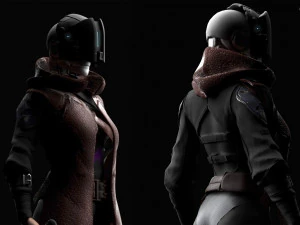 cyberpunk characters 3D Model