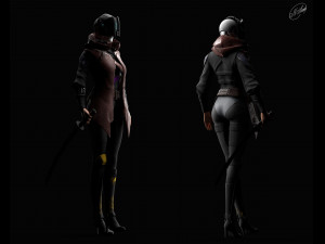 cyberpunk characters 3D Model