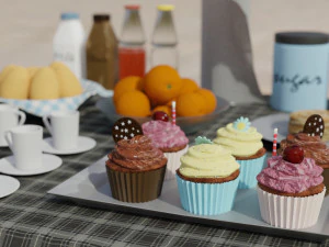 стол для завтрака 3D Модель