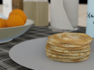 breakfast table 3D Model