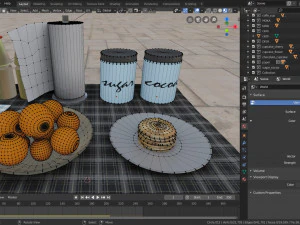 breakfast table 3D Model