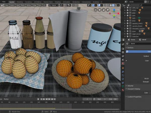 breakfast table 3D Model
