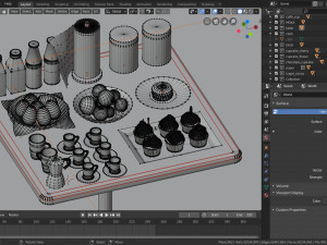 breakfast table 3D Модель