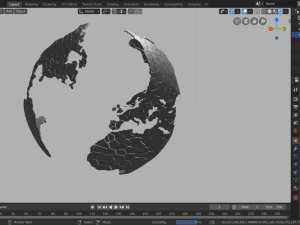 зламана земля 3D Модель