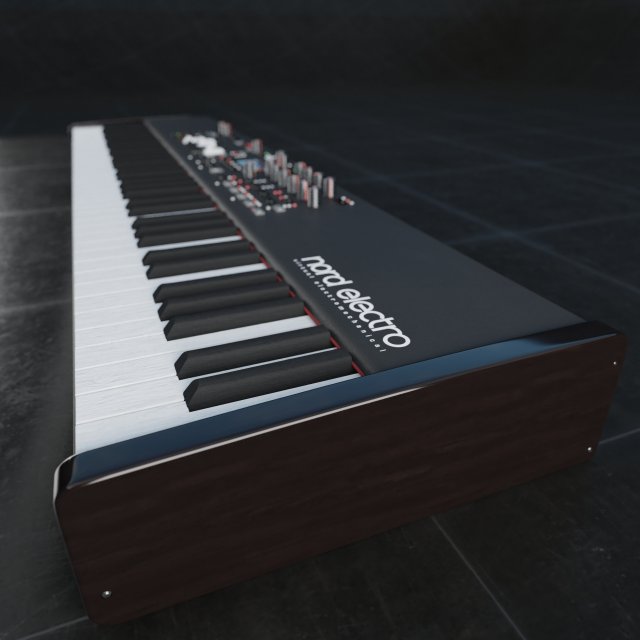 keyboard nord model Model 3D .c4d .max .obj .3ds .fbx .stl .blend 