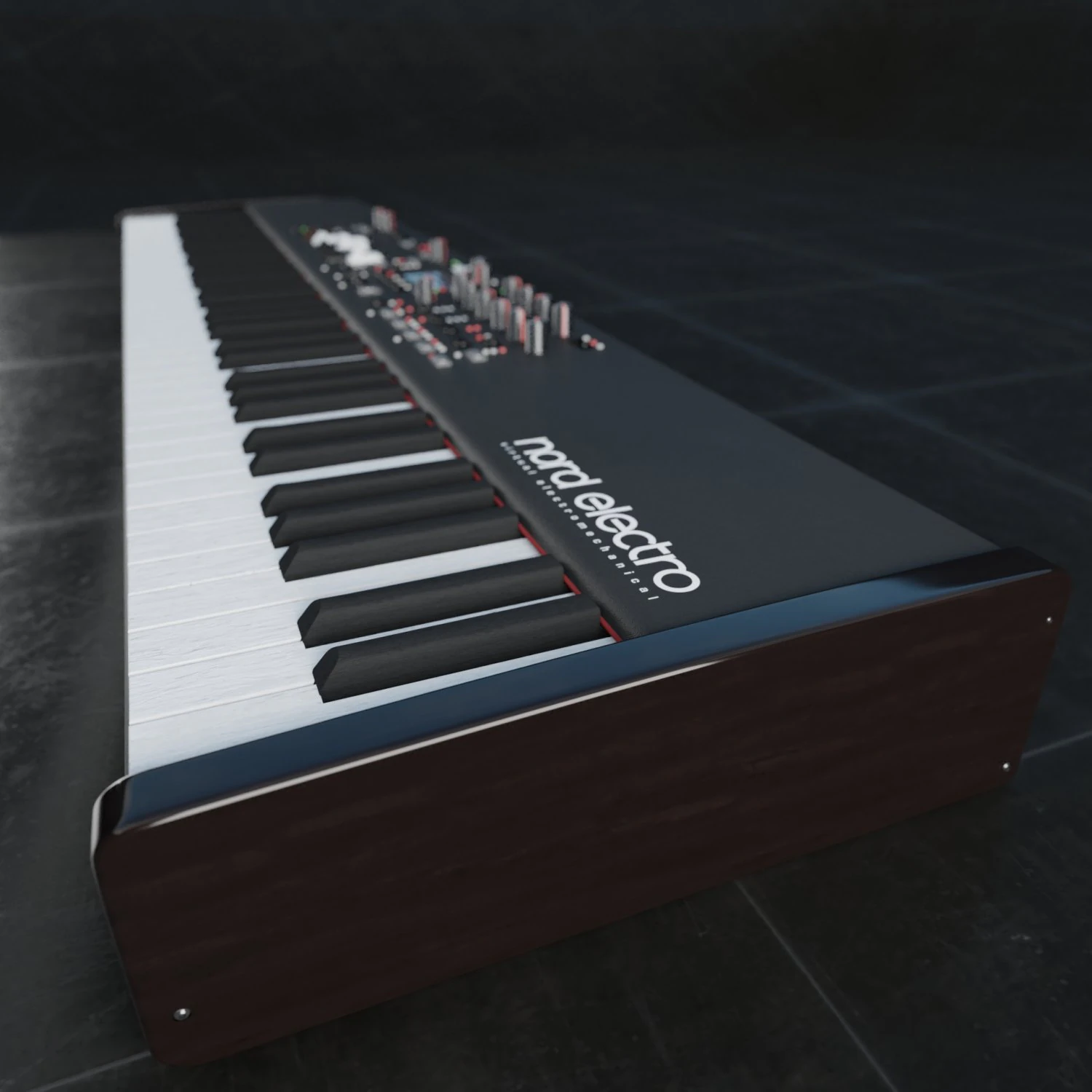 keyboard nord model 3D Model .c4d .max .obj .3ds .fbx .stl .blend