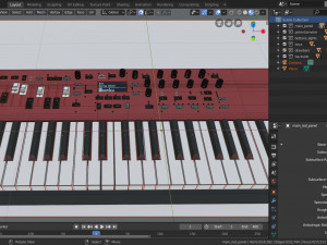 keyboard nord model Model 3D