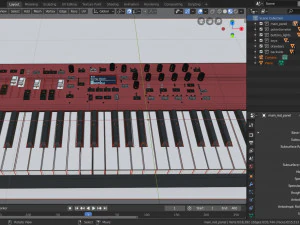 keyboard nord model 3D Model