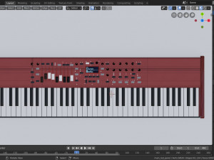 keyboard nord model Model 3D