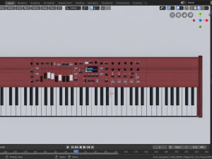 keyboard nord model 3D Model