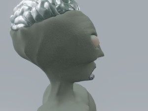 alien - extraterrestrial humanoid Model 3D