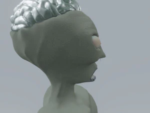 alien - extraterrestrial humanoid 3D Model