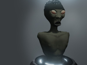 alien - extraterrestrial humanoid Model 3D