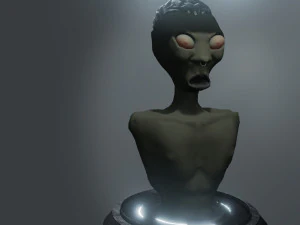alien - extraterrestrial humanoid 3D Model