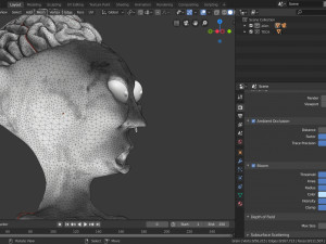 alien - extraterrestrial humanoid Model 3D