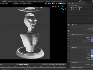 alien - extraterrestrial humanoid Model 3D