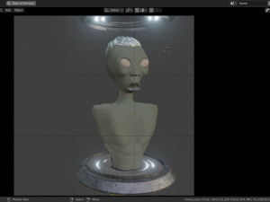 alien - extraterrestrial humanoid Model 3D