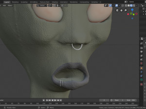 alien - extraterrestrial humanoid Model 3D