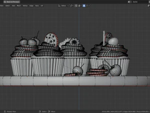 Cupcakes 3D Modell