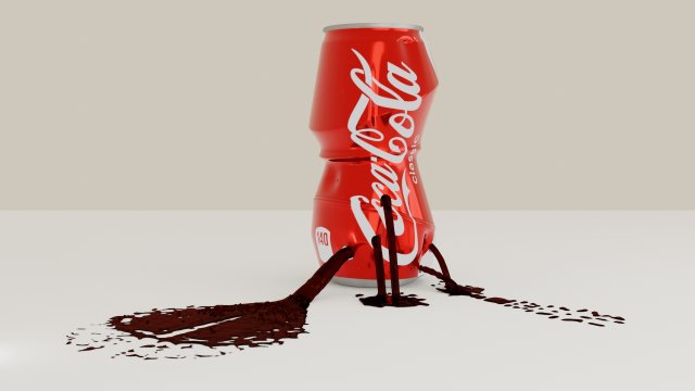 coca-cola coke 3D Model .c4d .max .obj .3ds .fbx .stl .blend 