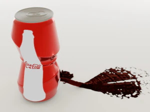 Coca-Cola-Cola 3D Modell