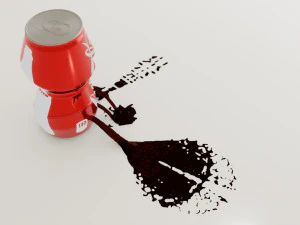 Coca-Cola-Cola 3D Modell